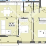 Тристаен апартамент в Пловдив, Кършияка - 104 кв.м за 1205 €/кв.м - Снимка #1