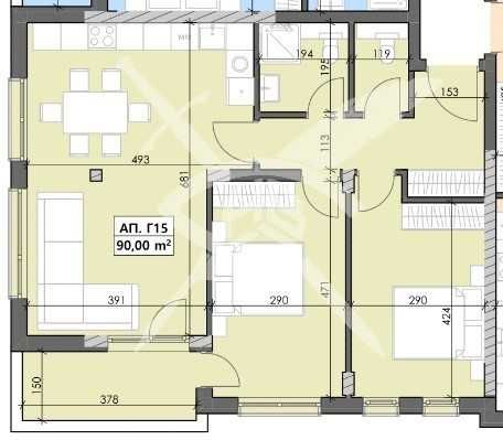 Тристаен апартамент в Пловдив, Кършияка - 104 кв.м за 615 €/кв.м - Снимка #1