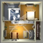 Двустаен апартамент в Бургас, Меден рудник - зона А - 37 кв.м за 922 €/кв.м - Снимка #1