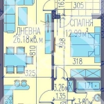 Двустаен апартамент в Пловдив, Изгрев - 68 кв.м за 1276 €/кв.м - Снимка #1