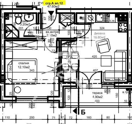 Двустаен апартамент в Пловдив, Христо Смирненски - 54 кв.м за 1128 €/кв.м - Снимка #1