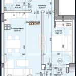 Двустаен апартамент в Пловдив, Тракия - 64 кв.м за 1431 €/кв.м - Снимка #1