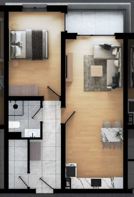 Двустаен апартамент в София, Дружба 2 - 66 кв.м за 1025 €/кв.м - Снимка #1