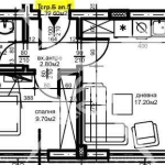 Двустаен апартамент в Пловдив, Христо Смирненски - 47 кв.м за 1181 €/кв.м - Снимка #1