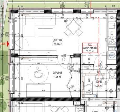 Двустаен апартамент в к.к. Слънчев бряг - 53 кв.м за 1227 €/кв.м - Снимка #1