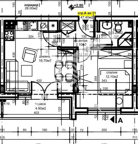 Двустаен апартамент в Пловдив, Христо Смирненски - 53 кв.м за 1131 €/кв.м - Снимка #1