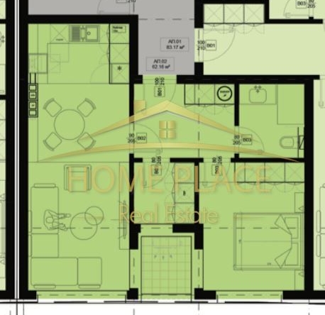 Двустаен апартамент в Варна, Левски - 73 кв.м за 1106 €/кв.м - Снимка #1