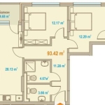 Тристаен апартамент в София, Зона Б-19 - 129 кв.м за 2379 €/кв.м - Снимка #1