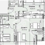 Двустаен апартамент в Пловдив, Остромила - 99 кв.м за 1207 €/кв.м - Снимка #1