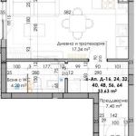 Едностаен апартамент в Пловдив, Кючук Париж - 41 кв.м за 755 €/кв.м - Снимка #1