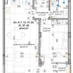 Двустаен апартамент в Пловдив, Кючук Париж - 72 кв.м за 617 €/кв.м - Снимка #1