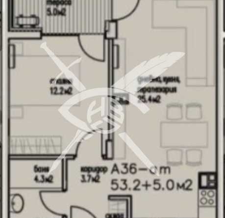 Двустаен апартамент в Бургас, Сарафово - 58 кв.м за 1158 €/кв.м - Снимка #1