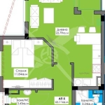 Двустаен апартамент в Бургас, Крайморие - 66 кв.м за 1303 €/кв.м - Снимка #1