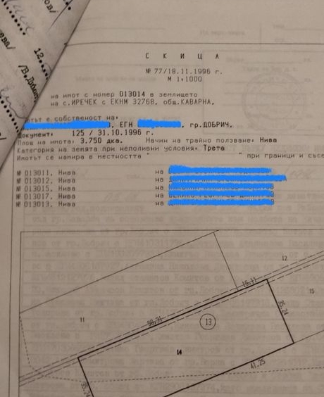 Земеделски имот в Каварна -  кв.м за 143 €/дка - Снимка #1
