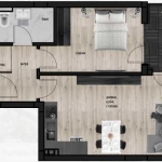 Двустаен апартамент в Пловдив, Кючук Париж - 63 кв.м за 1213 €/кв.м - Снимка #1