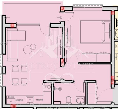 Двустаен апартамент в Велинград - 57 кв.м за 900 €/кв.м - Снимка #1