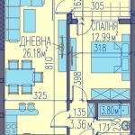 Дава се под наем Двустаен апартамент в Пловдив, Каменица 2 - 72 кв.м за 97650 € - Снимка #1
