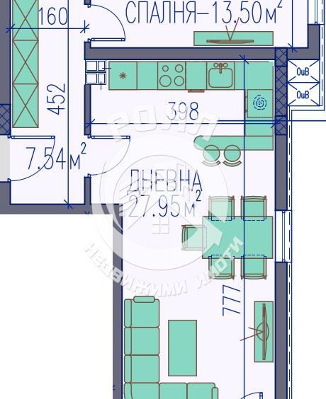 Двустаен апартамент в Пловдив, Каменица 2 - 84 кв.м за 1299 €/кв.м - Снимка #1