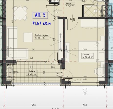 Двустаен апартамент в Асеновград - 72 кв.м за 506 €/кв.м - Снимка #1