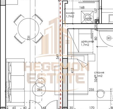 Едностаен апартамент в Варна, Колхозен пазар - 52 кв.м за 813 €/кв.м - Снимка #1