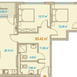 Тристаен апартамент в София, Зона Б-19 - 129 кв.м за 1316 €/кв.м - Снимка #1