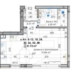 Дава се под наем Едностаен апартамент в Пловдив, Кючук Париж - 40 кв.м за 21507 € - Снимка #1