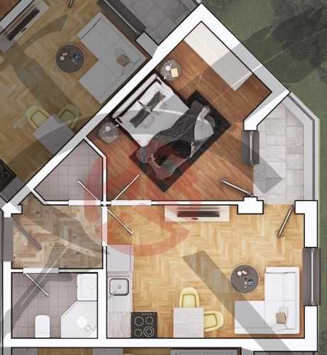 Двустаен апартамент в София, Овча купел 1 - 64 кв.м за 1826 €/кв.м - Снимка #1