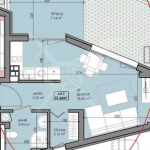 Едностаен апартамент в Созопол - 67 кв.м за 887 €/кв.м - Снимка #1
