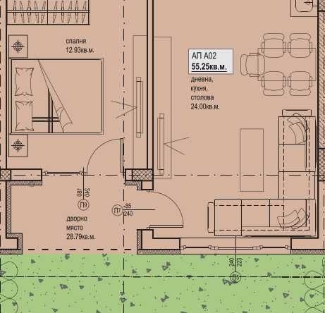 Двустаен апартамент в Пловдив, Остромила - 92 кв.м за 582 €/кв.м - Снимка #1