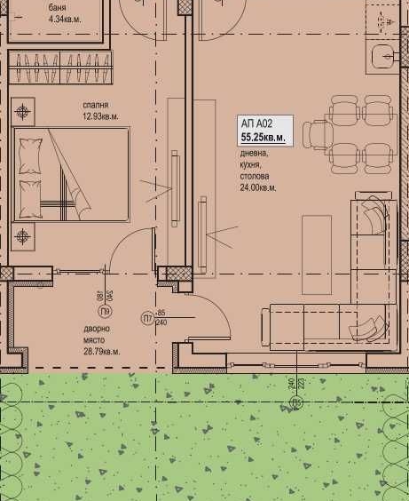 Двустаен апартамент в Пловдив, Остромила - 92 кв.м за 582 €/кв.м - Снимка #1