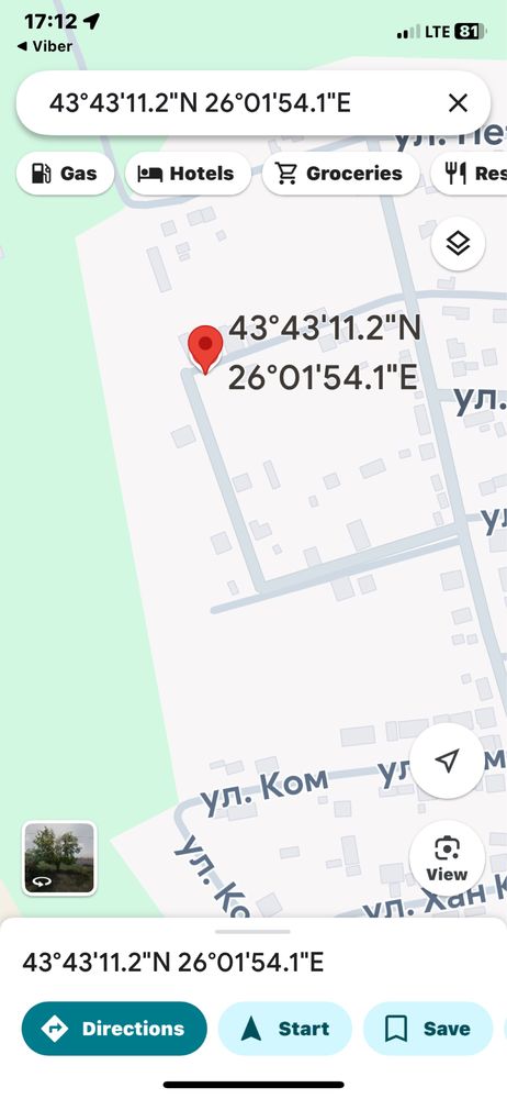 Парцел в с. Щръклево, Област Русе - 1000 кв.м за 18 €/кв.м - Снимка #1