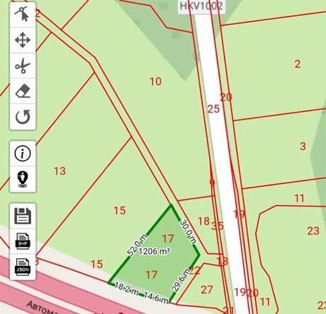 Парцел в с. Воден, Област Хасково - 1206 кв.м за 11 €/кв.м - Снимка #1