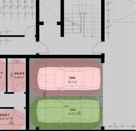 Гараж / Паркомясто в София, Център - 14 кв.м за 1275 €/кв.м - Снимка #1