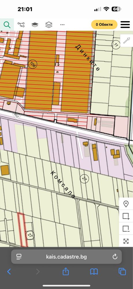 Парцел в Пловдив, Коматево - 3000 кв.м за 16 €/кв.м - Снимка #1