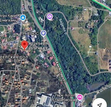 Парцел в Стара Загора, Аязмото - 1133 кв.м за 54 €/кв.м - Снимка #1