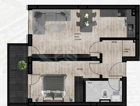 Двустаен апартамент в Пловдив, Кючук Париж - 69 кв.м за 1208 €/кв.м - Снимка #1