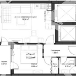 Двустаен апартамент в Пловдив, Кючук Париж - 64 кв.м за 894 €/кв.м - Снимка #1