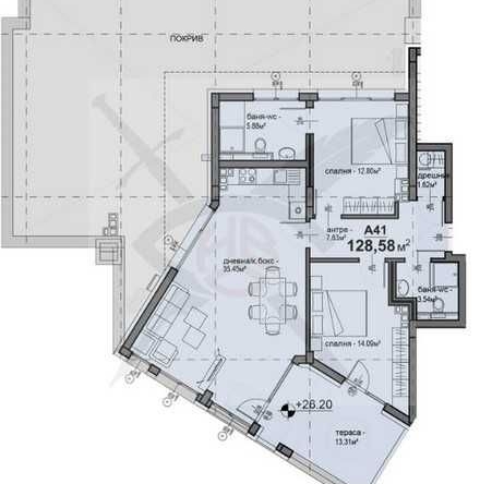 Тристаен апартамент в София, Люлин 5 - 129 кв.м за 1521 €/кв.м - Снимка #1