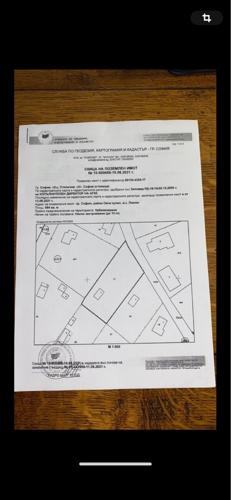 Парцел в София, м-т Мала кория - 700 кв.м за 148 €/кв.м - Снимка #1