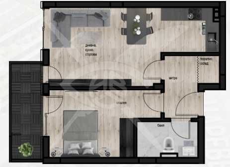 Двустаен апартамент в Пловдив, Кючук Париж - 69 кв.м за 621 €/кв.м - Снимка #1