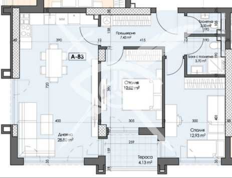 Тристаен апартамент в Пловдив, Кършияка - 103 кв.м за 1197 €/кв.м - Снимка #1