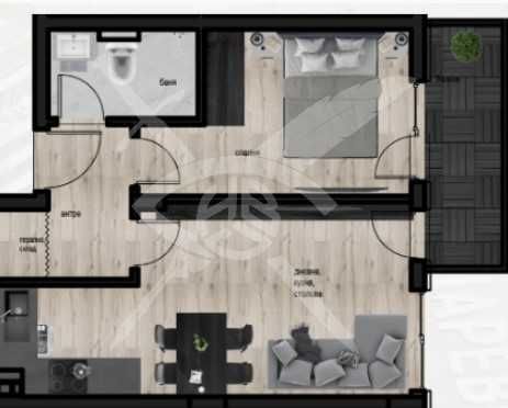 Двустаен апартамент в Пловдив, Кючук Париж - 70 кв.м за 1194 €/кв.м - Снимка #1