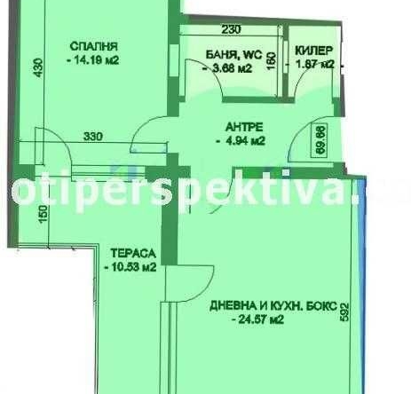 Двустаен апартамент в Пловдив, Коматево - 83 кв.м за 904 €/кв.м - Снимка #1