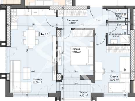 Тристаен апартамент в Пловдив, Кършияка - 103 кв.м за 610 €/кв.м - Снимка #1
