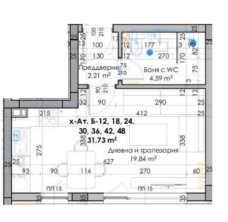 Дава се под наем Едностаен апартамент в Пловдив, Кючук Париж - 40 кв.м за 21253 € - Снимка #1