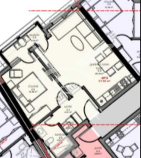 Двустаен апартамент в Поморие - 70 кв.м за 1774 €/кв.м - Снимка #1