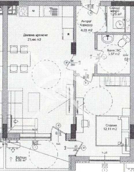 Двустаен апартамент в Айтос - 65 кв.м за 800 €/кв.м - Снимка #1