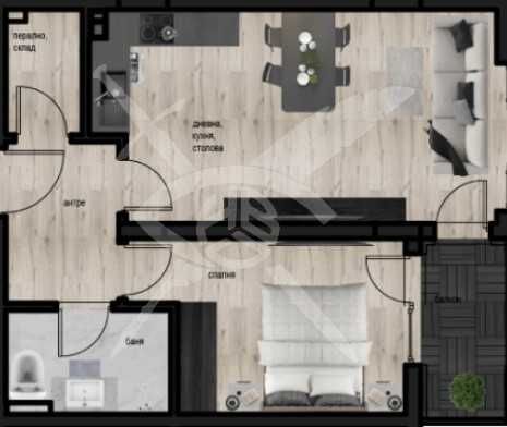 Двустаен апартамент в Пловдив, Кючук Париж - 70 кв.м за 1197 €/кв.м - Снимка #1