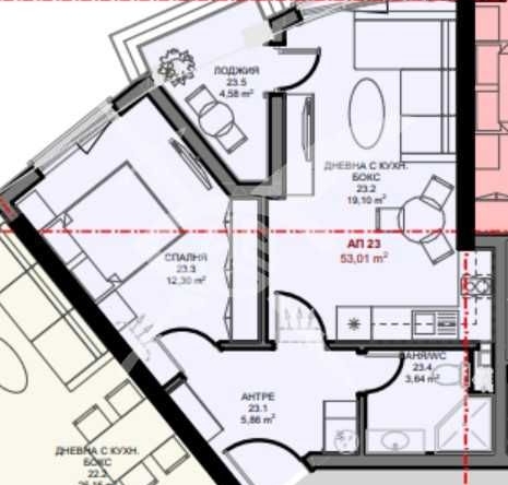 Двустаен апартамент в Поморие - 53 кв.м за 2374 €/кв.м - Снимка #1