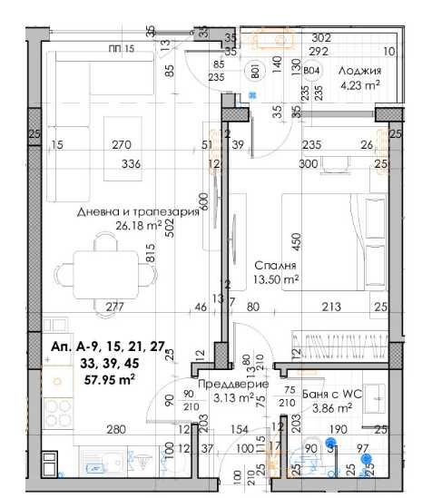 Двустаен апартамент в Пловдив, Кючук Париж - 68 кв.м за 538 €/кв.м - Снимка #1